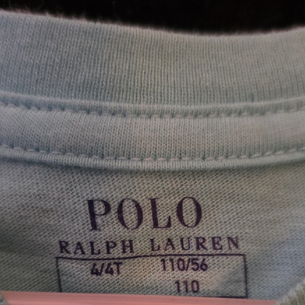 Ralph Lauren Kids Light Blue Polo Bear Tee - Picture 2 of 2